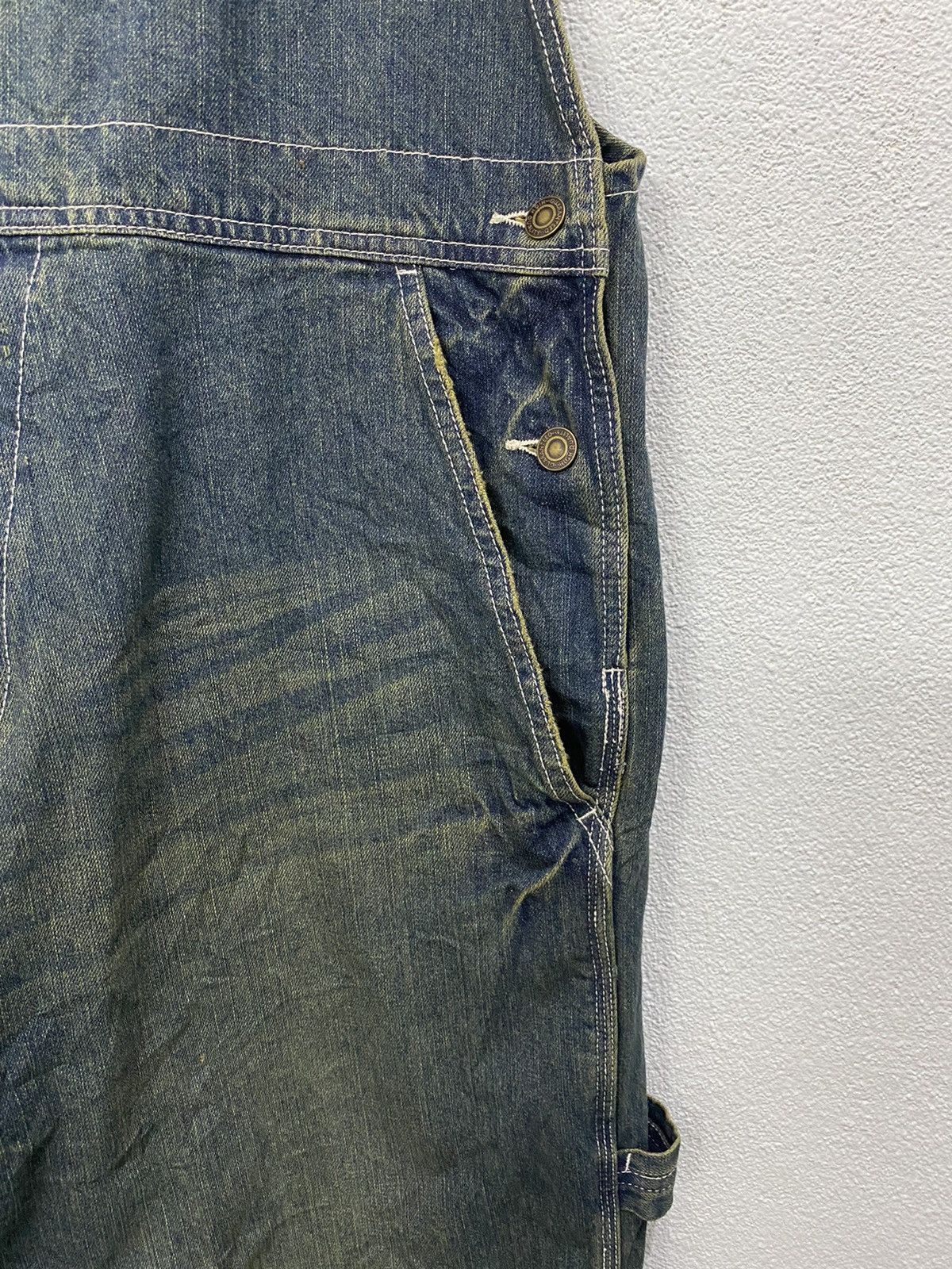 Japanese Brand × Vintage Vintage Denim Coverall Carpenter Workwear Japanese Brand Size US 43 - 10 Thumbnail