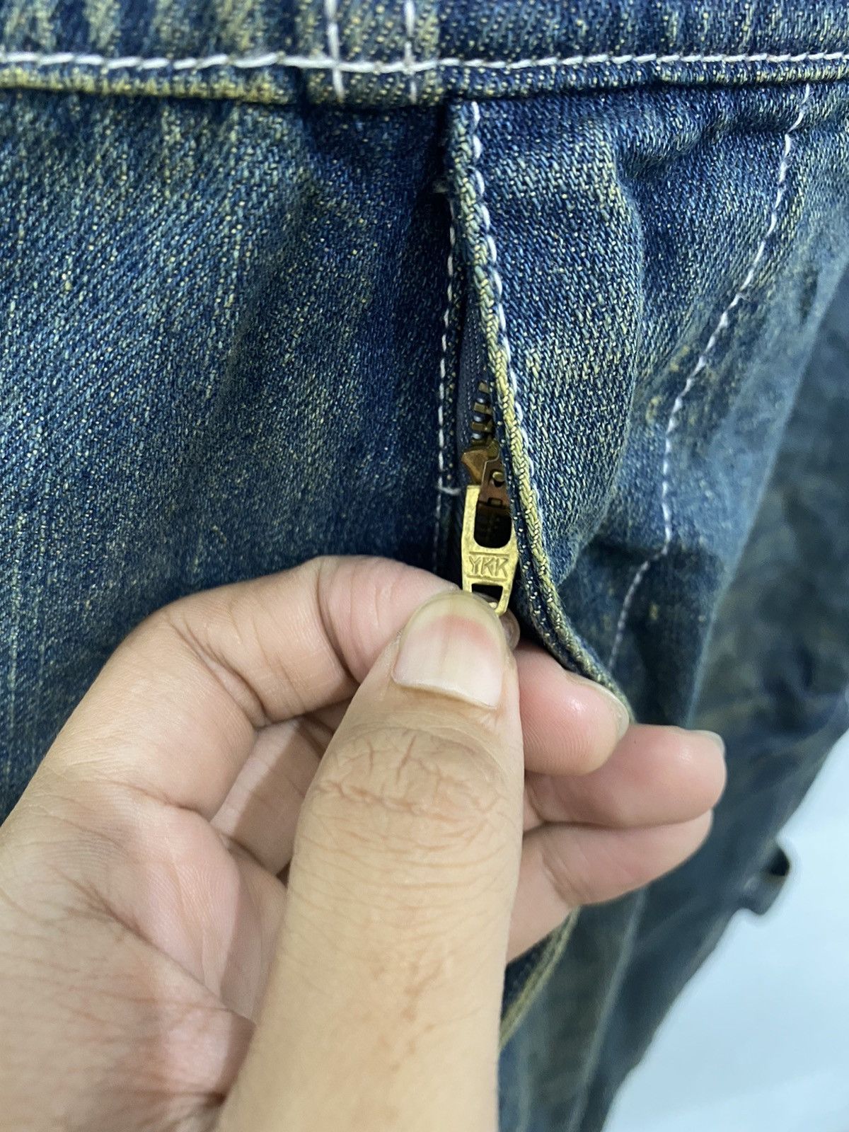 Japanese Brand × Vintage Vintage Denim Coverall Carpenter Workwear Japanese Brand Size US 43 - 11 Thumbnail