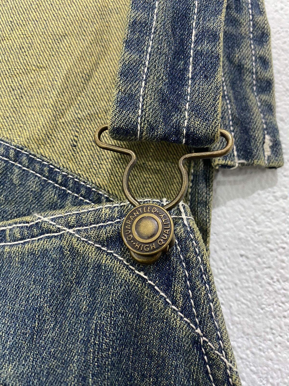 Japanese Brand × Vintage Vintage Denim Coverall Carpenter Workwear Japanese Brand Size US 43 - 6 Thumbnail