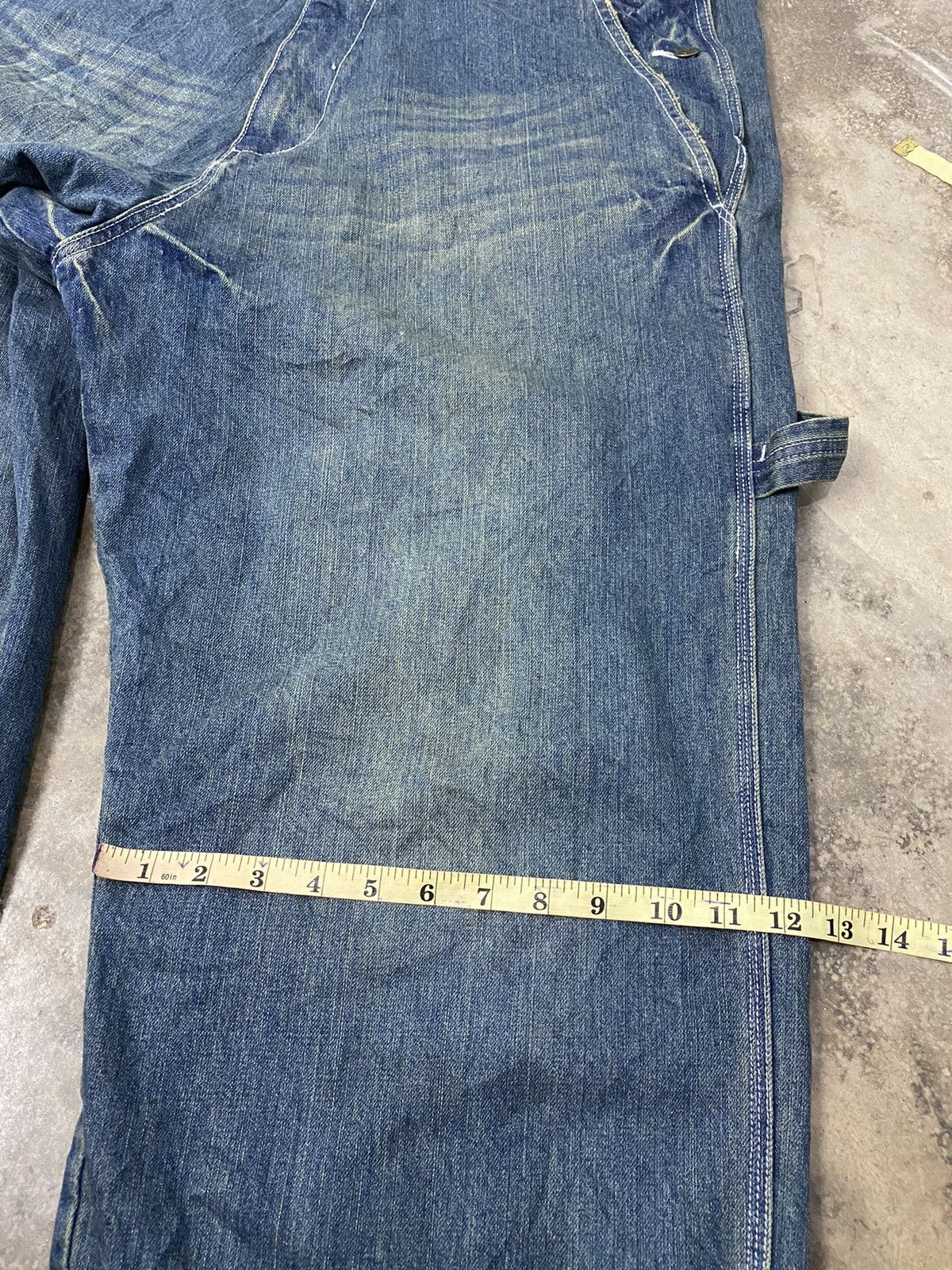 Japanese Brand × Vintage Vintage Denim Coverall Carpenter Workwear Japanese Brand Size US 43 - 22 Thumbnail