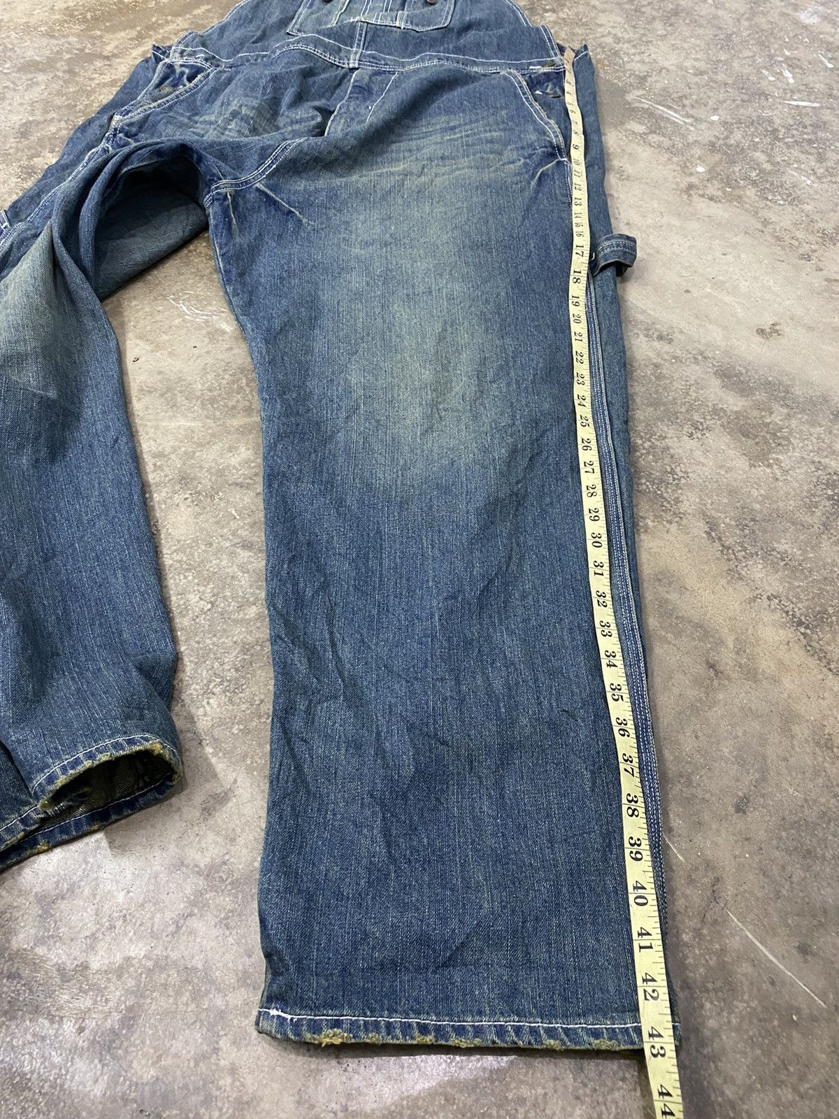Japanese Brand × Vintage Vintage Denim Coverall Carpenter Workwear Japanese Brand Size US 43 - 24 Thumbnail