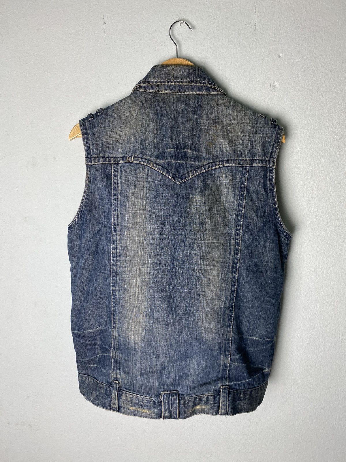 Japanese Brand Design United Denim Jacket Vest Size US M / EU 48-50 / 2 - 12 Thumbnail