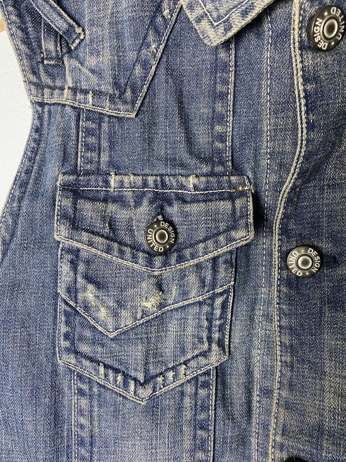 Japanese Brand Design United Denim Jacket Vest Size US M / EU 48-50 / 2 - 5 Thumbnail