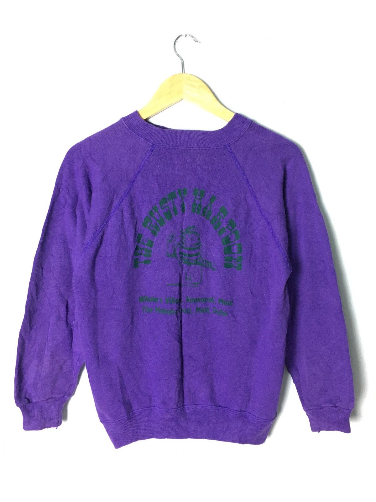 Hanes × Vintage Vintage 80s The Rusty Harpoon Sweatshirt by Hanes Size US S / EU 44-46 / 1 - 2 Thumbnail