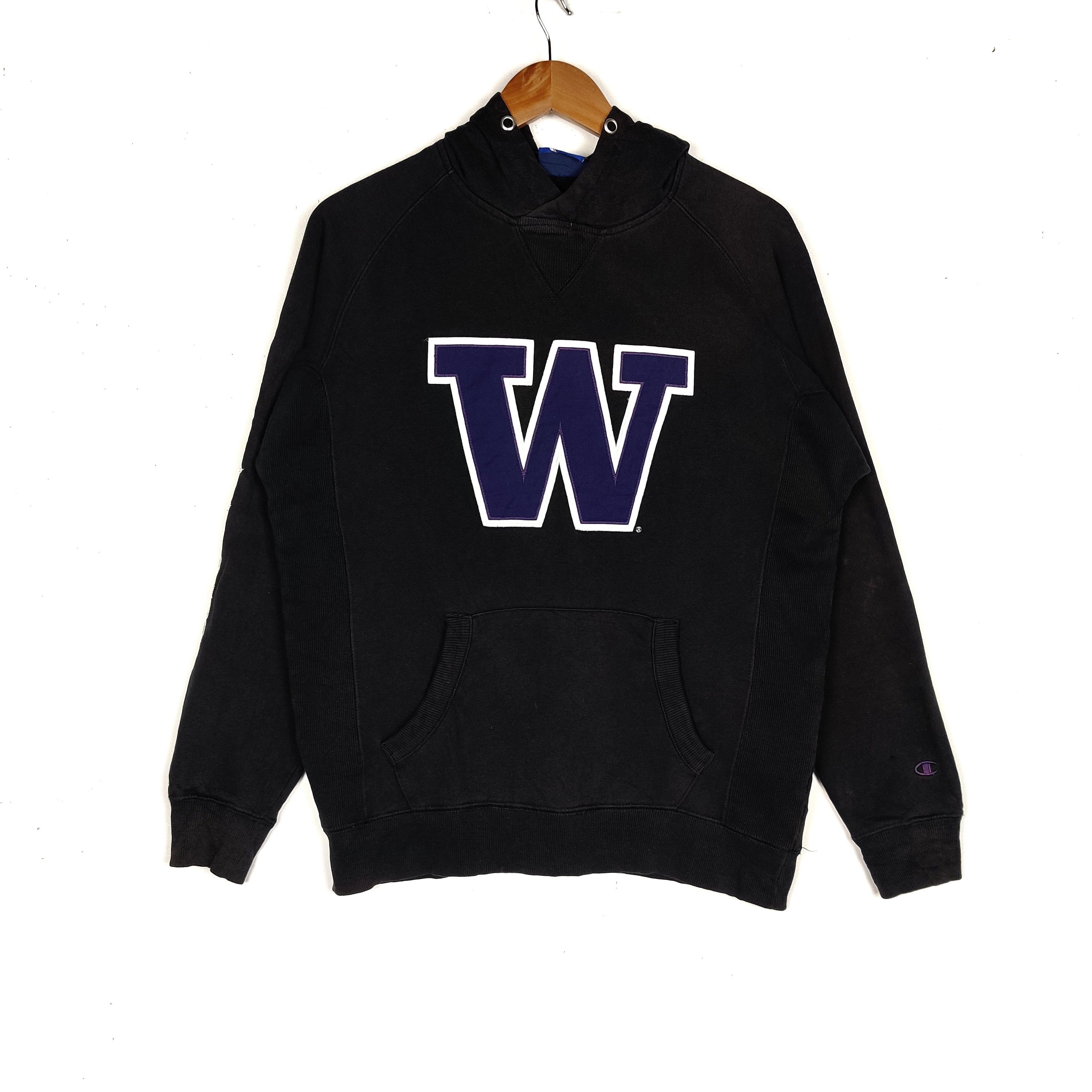 Champion Vintage Champion Washington Huskies Hoodie Embroidered Size US M / EU 48-50 / 2 - 2 Thumbnail