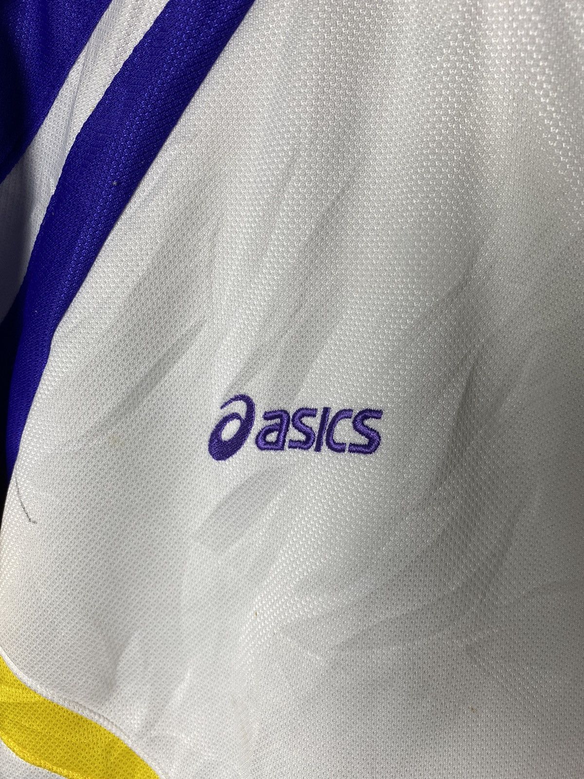 Asics × Vintage Vintage Asics Best Swimming Club Side Tape Track Jacket Size US L / EU 52-54 / 3 - 4 Thumbnail
