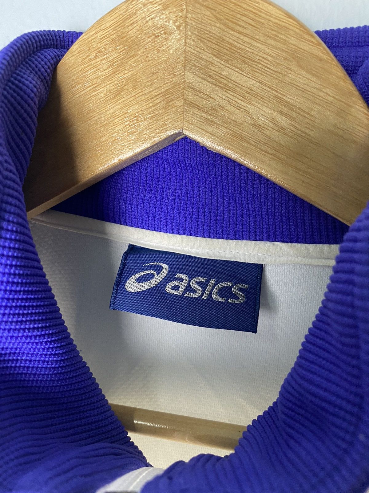 Asics × Vintage Vintage Asics Best Swimming Club Side Tape Track Jacket Size US L / EU 52-54 / 3 - 5 Thumbnail
