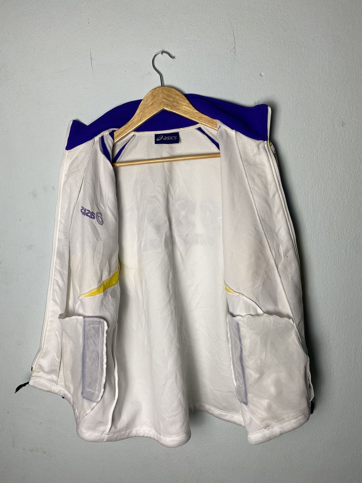 Asics × Vintage Vintage Asics Best Swimming Club Side Tape Track Jacket Size US L / EU 52-54 / 3 - 15 Thumbnail