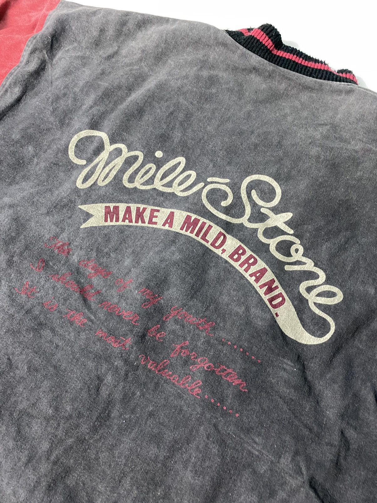 Japanese Brand × Milestone Vintage Milestone Varsity Jacket Sun Faded Size US M / EU 48-50 / 2 - 15 Thumbnail