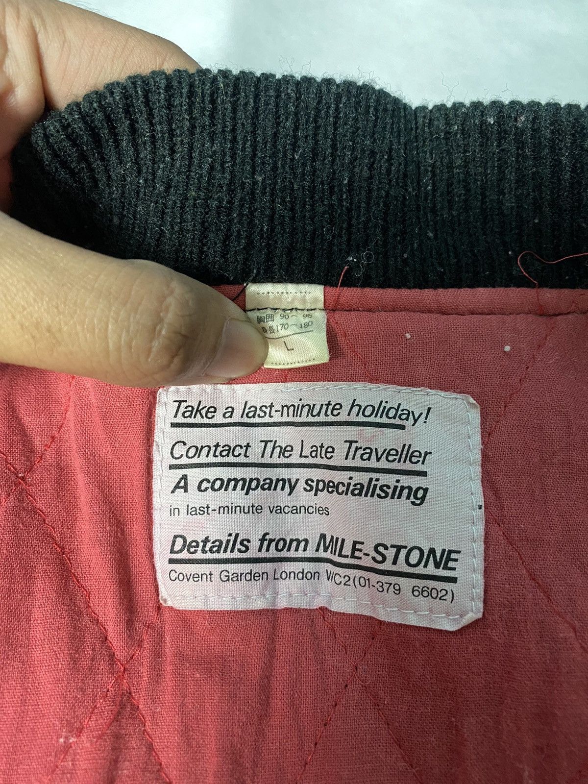 Japanese Brand × Milestone Vintage Milestone Varsity Jacket Sun Faded Size US M / EU 48-50 / 2 - 11 Thumbnail