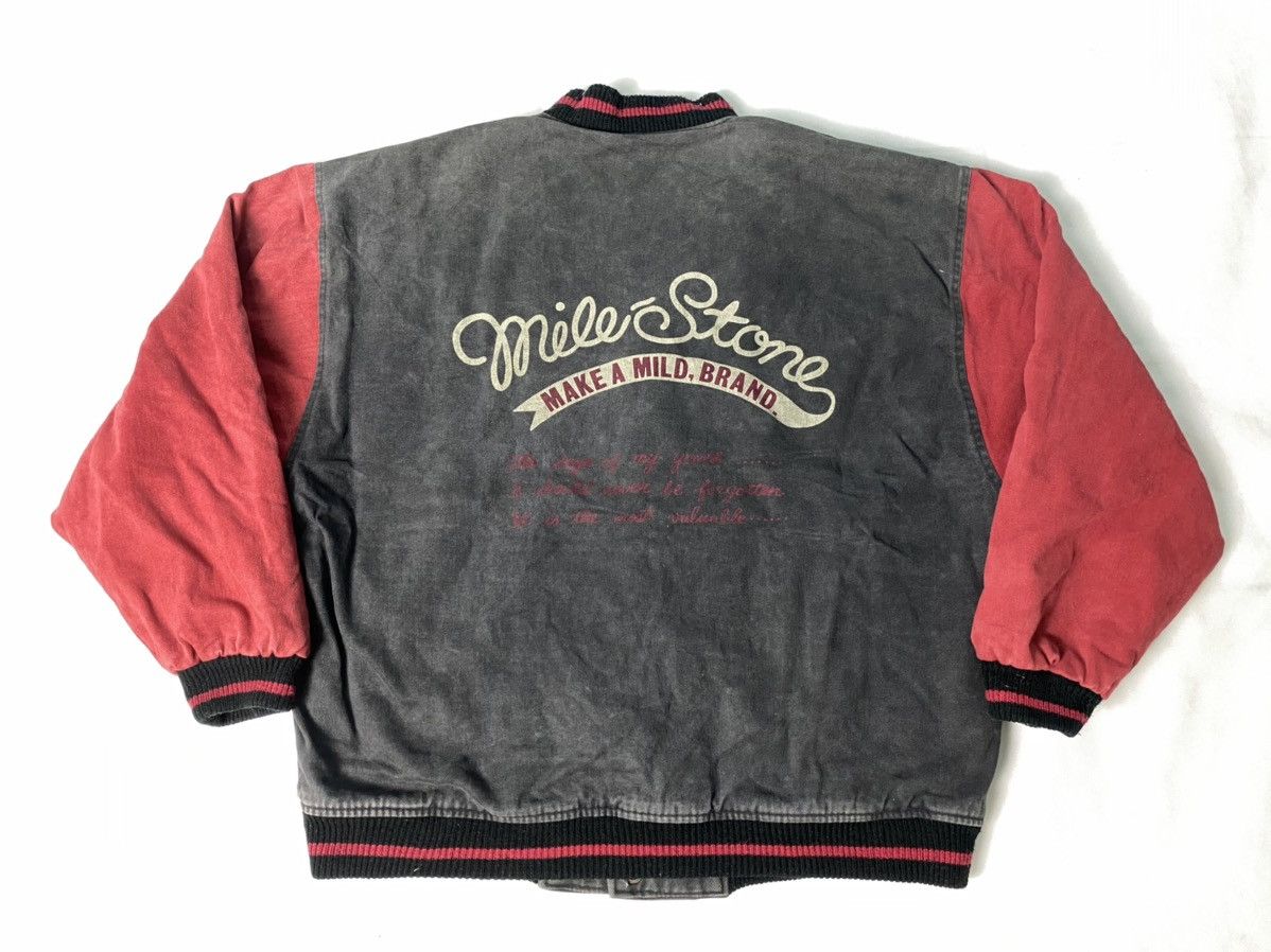 Japanese Brand × Milestone Vintage Milestone Varsity Jacket Sun Faded Size US M / EU 48-50 / 2 - 14 Thumbnail