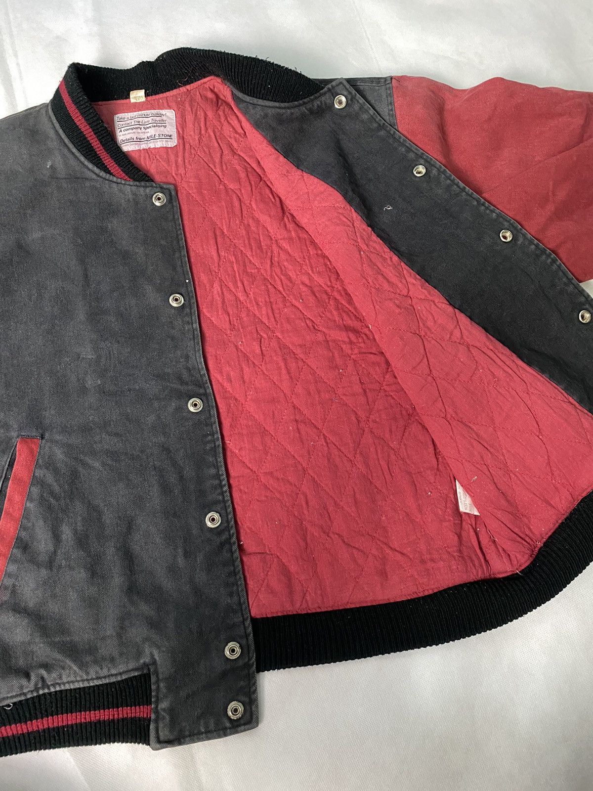 Japanese Brand × Milestone Vintage Milestone Varsity Jacket Sun Faded Size US M / EU 48-50 / 2 - 10 Thumbnail