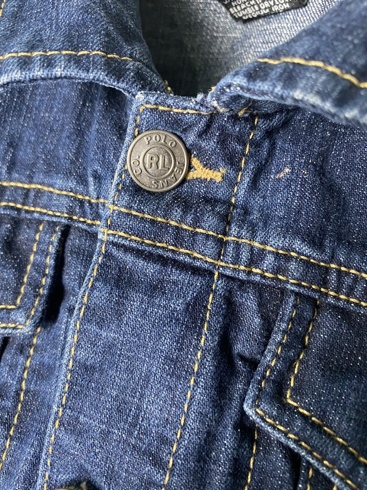 Polo Ralph Lauren × Ralph Lauren × Vintage Vintage Ralph Lauren Denim Jacket Kids Size Size US XXS / EU 40 - 4 Thumbnail