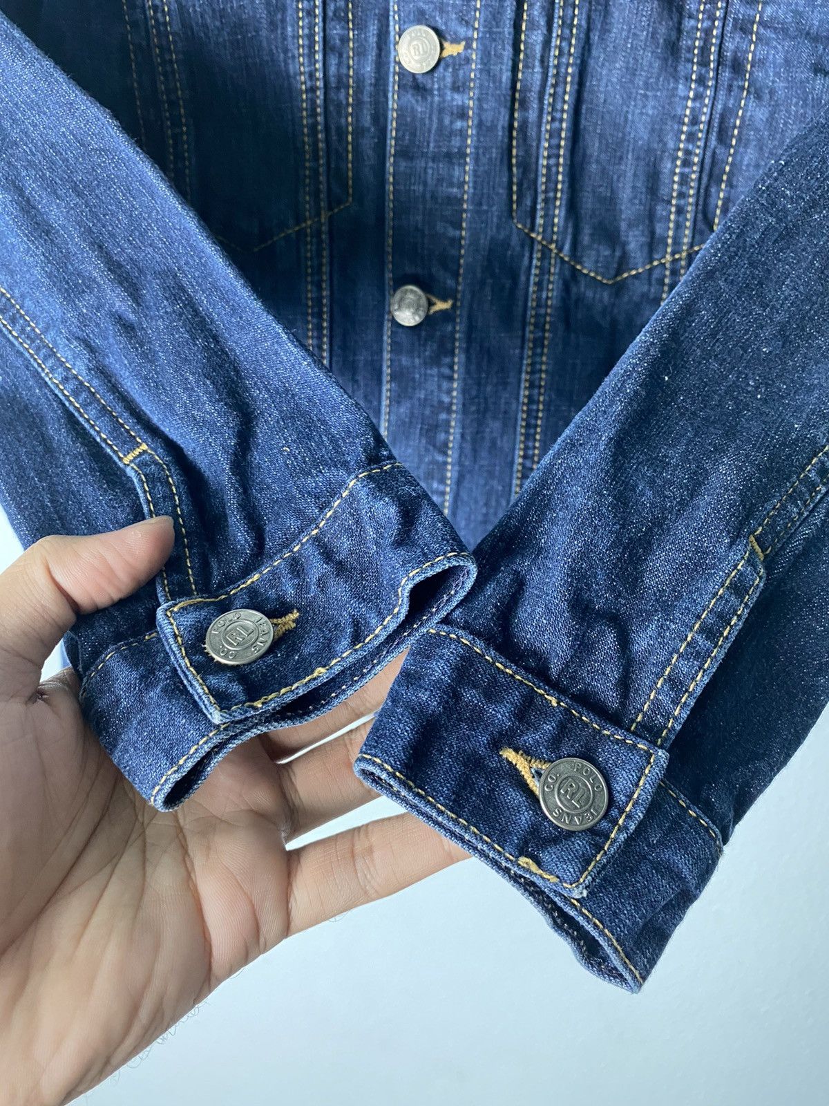 Polo Ralph Lauren × Ralph Lauren × Vintage Vintage Ralph Lauren Denim Jacket Kids Size Size US XXS / EU 40 - 7 Thumbnail