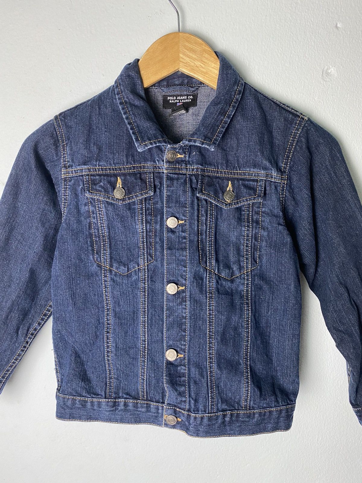 Polo Ralph Lauren × Ralph Lauren × Vintage Vintage Ralph Lauren Denim Jacket Kids Size Size US XXS / EU 40 - 3 Thumbnail