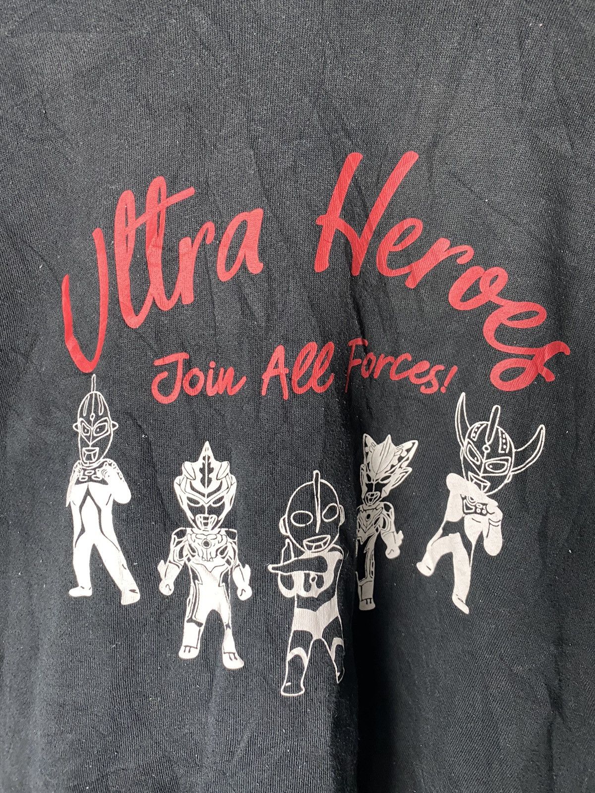 Anime × Japanese Brand Ultraman Ultra Heroes Join All Forces Bandai Hoodie Size US S / EU 44-46 / 1 - 2 Thumbnail