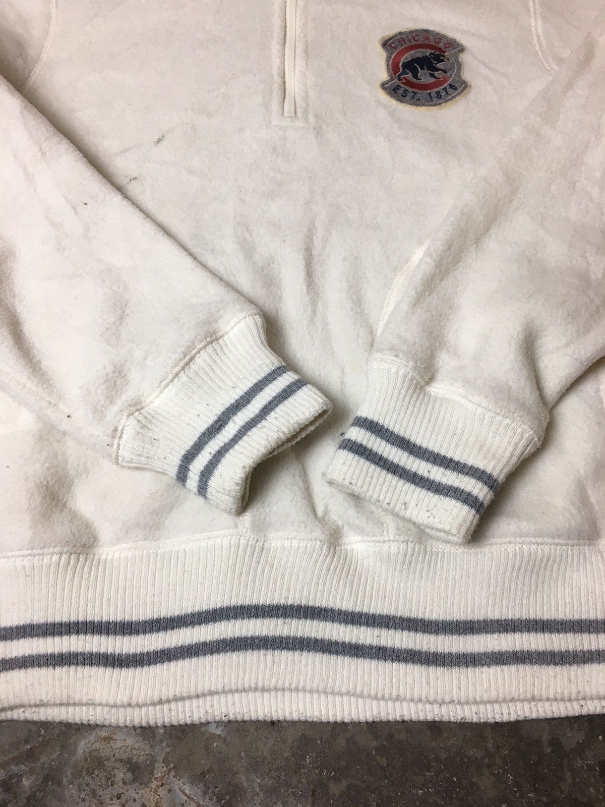 Japanese Brand × MLB × Uniqlo Major League Baseball x Uniqlo Chicago Logo Fleece Sweater Size US S / EU 44-46 / 1 - 3 Thumbnail