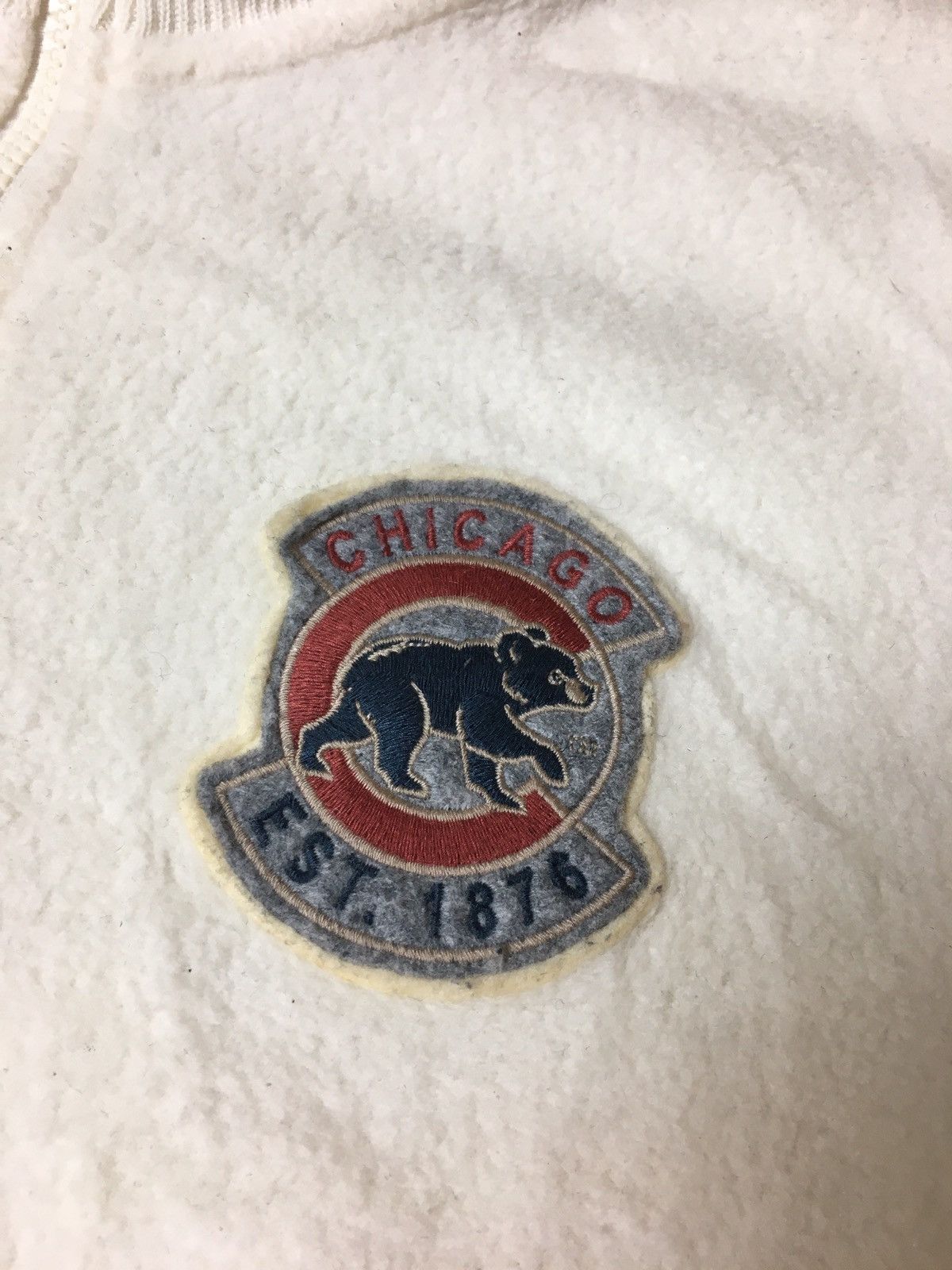 Japanese Brand × MLB × Uniqlo Major League Baseball x Uniqlo Chicago Logo Fleece Sweater Size US S / EU 44-46 / 1 - 5 Thumbnail