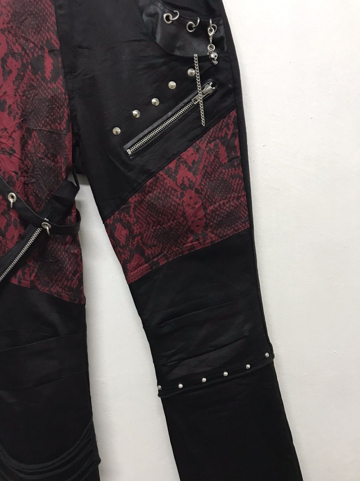 Japanese Brand Rare🥷🏿 Pexpot Revenge Seditionaries Bondage Punk Pants Size 31" - 4 Thumbnail