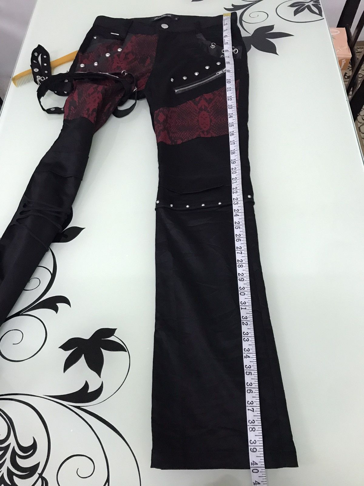 Japanese Brand Rare🥷🏿 Pexpot Revenge Seditionaries Bondage Punk Pants Size 31" - 24 Thumbnail