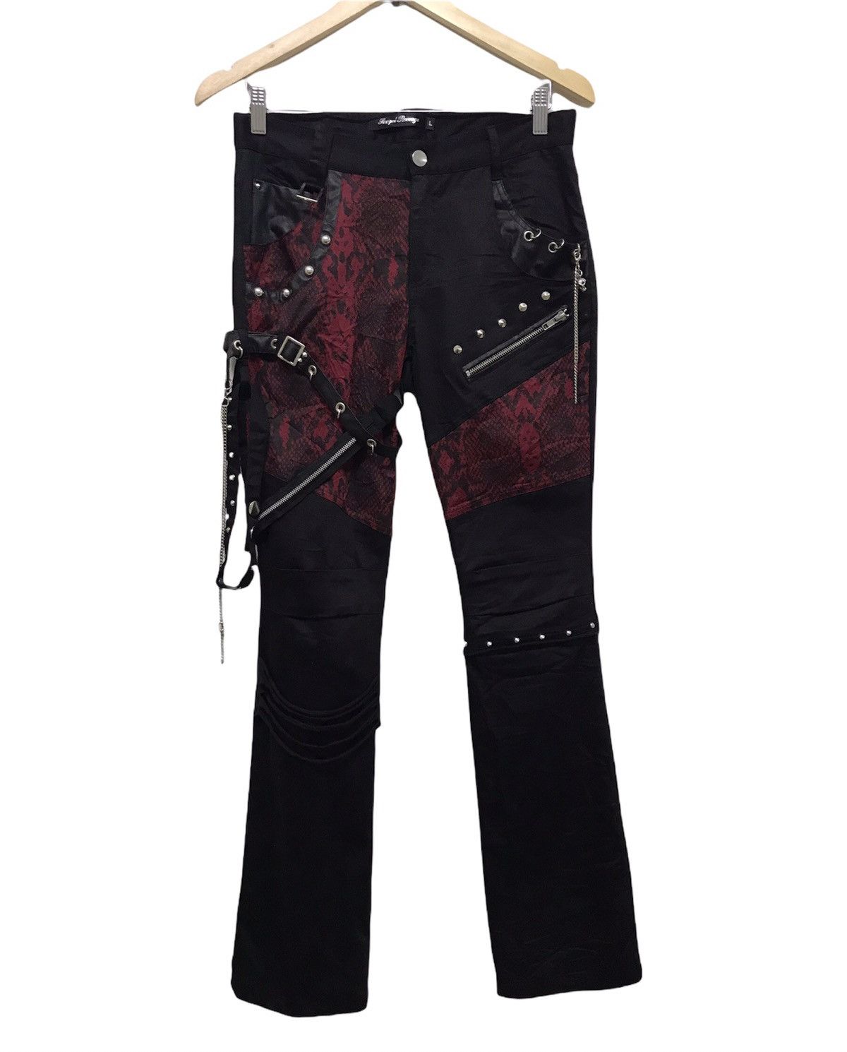 Japanese Brand Rare🥷🏿 Pexpot Revenge Seditionaries Bondage Punk Pants Size 31" - 1 Thumbnail