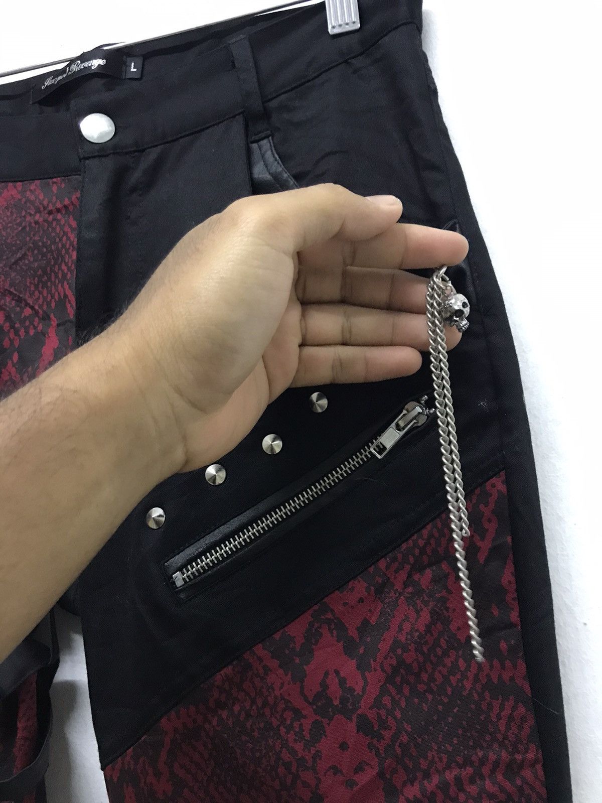 Japanese Brand Rare🥷🏿 Pexpot Revenge Seditionaries Bondage Punk Pants Size 31" - 12 Thumbnail