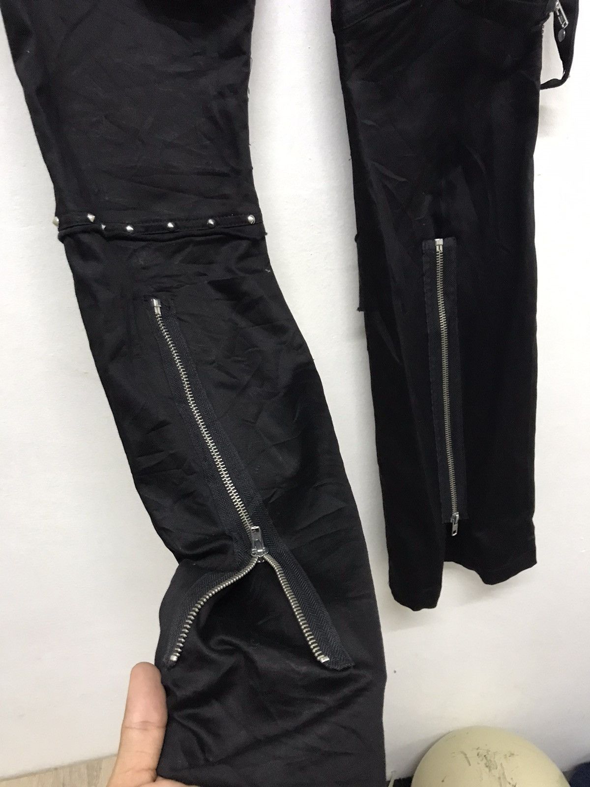 Japanese Brand Rare🥷🏿 Pexpot Revenge Seditionaries Bondage Punk Pants Size 31" - 15 Thumbnail