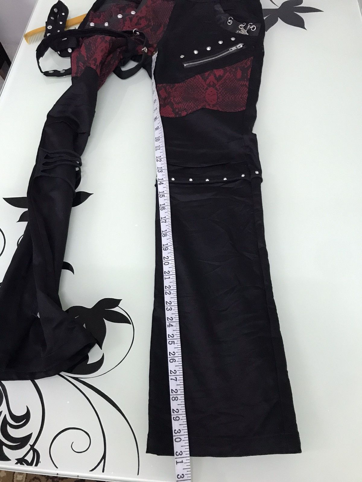 Japanese Brand Rare🥷🏿 Pexpot Revenge Seditionaries Bondage Punk Pants Size 31" - 23 Thumbnail