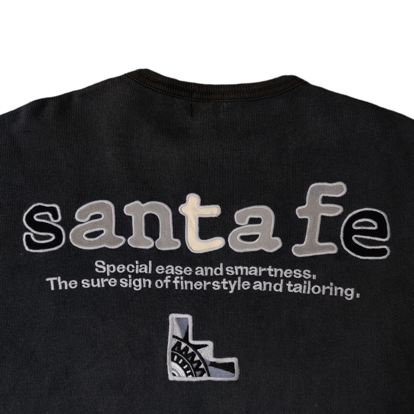 Japanese Brand Vintage Santa Fe Sweatshirt Big Logo Embroidery Size US L / EU 52-54 / 3 - 2 Thumbnail