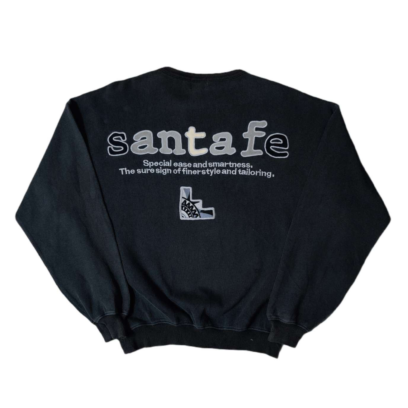 Japanese Brand Vintage Santa Fe Sweatshirt Big Logo Embroidery Size US L / EU 52-54 / 3 - 1 Thumbnail
