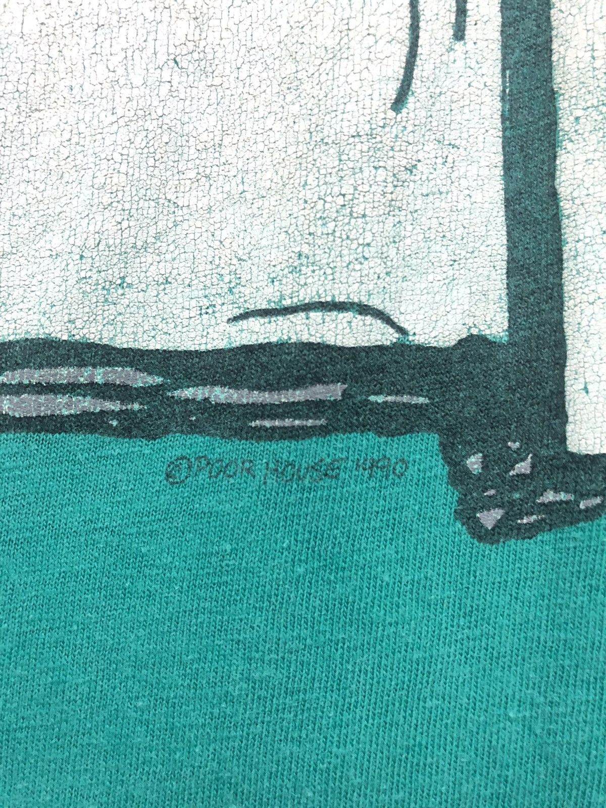 Think Skateboards × Vintage Vintage 80s Rare Poorhouse Skateboards Steve Ortega t shirt Size US M / EU 48-50 / 2 - 4 Thumbnail