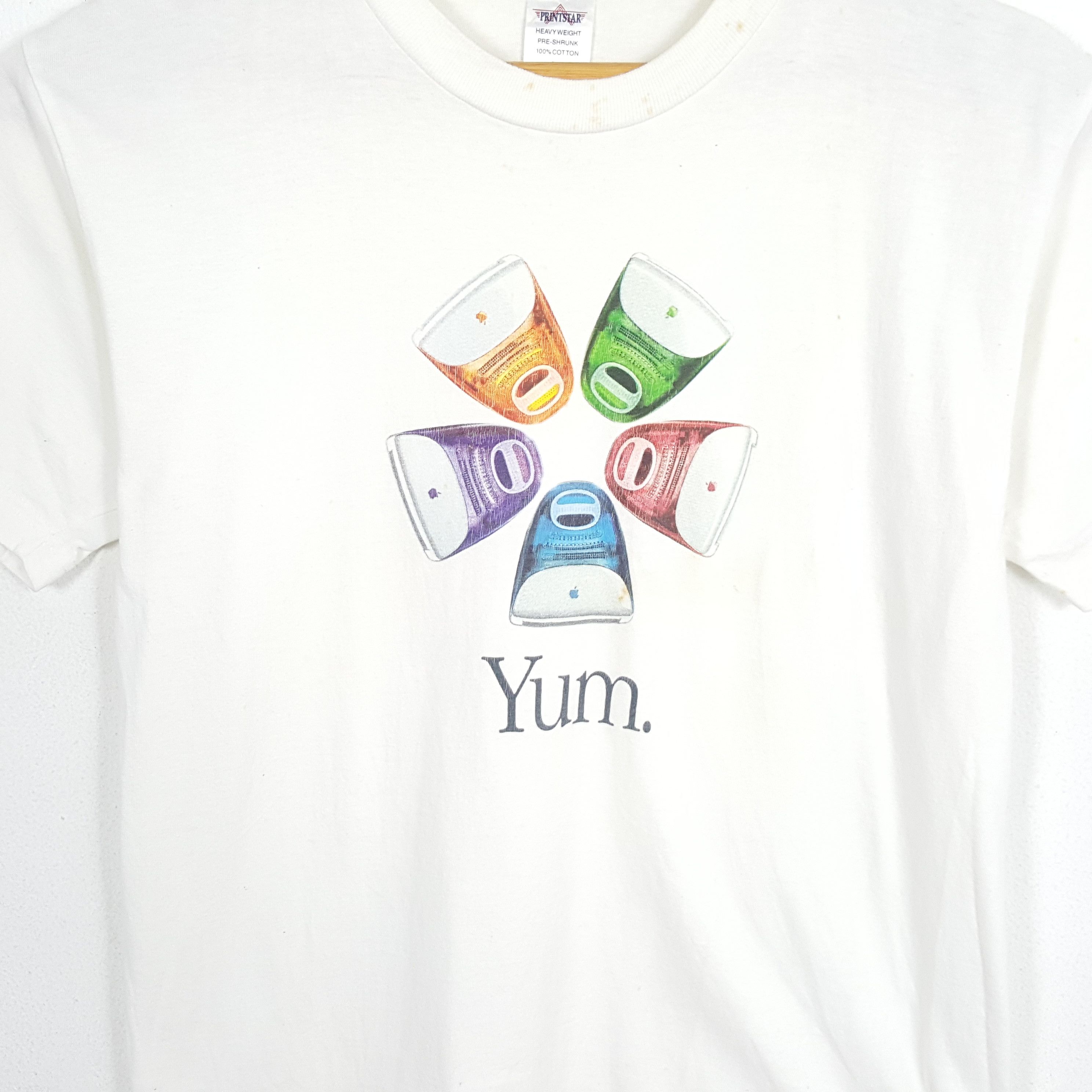 Apple × Vintage Vintage IPHONE YUM Apple iPhone Streetwear T-Shirt Size US M / EU 48-50 / 2 - 2 Thumbnail