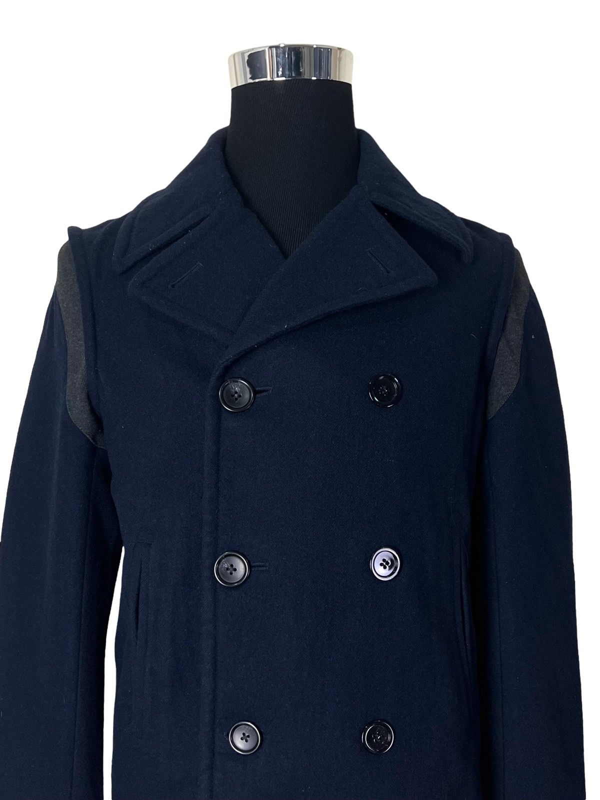 Undercover UNDERCOVER X JUN TAKAHASHIX UNIQLO WOOL BLEND PEACOAT JACKET Size US S / EU 44-46 / 1 - 3 Thumbnail