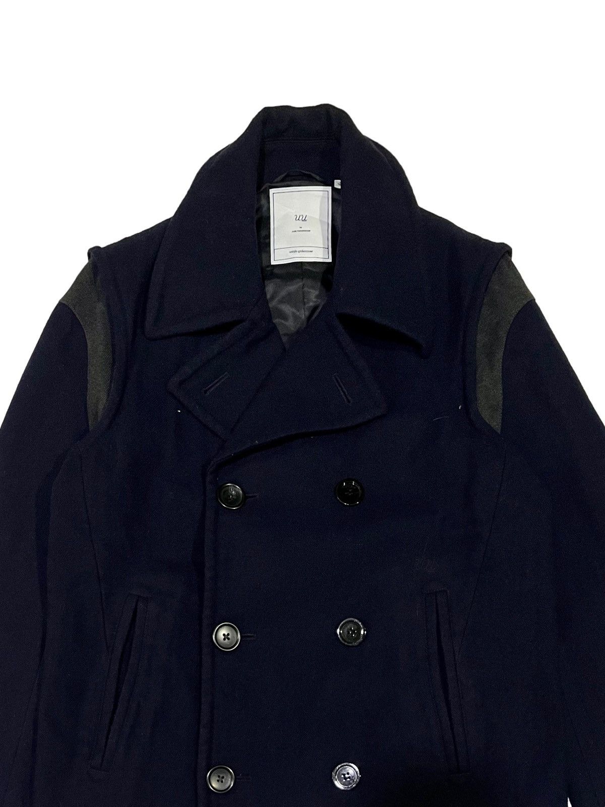 Undercover UNDERCOVER X JUN TAKAHASHIX UNIQLO WOOL BLEND PEACOAT JACKET Size US S / EU 44-46 / 1 - 11 Thumbnail