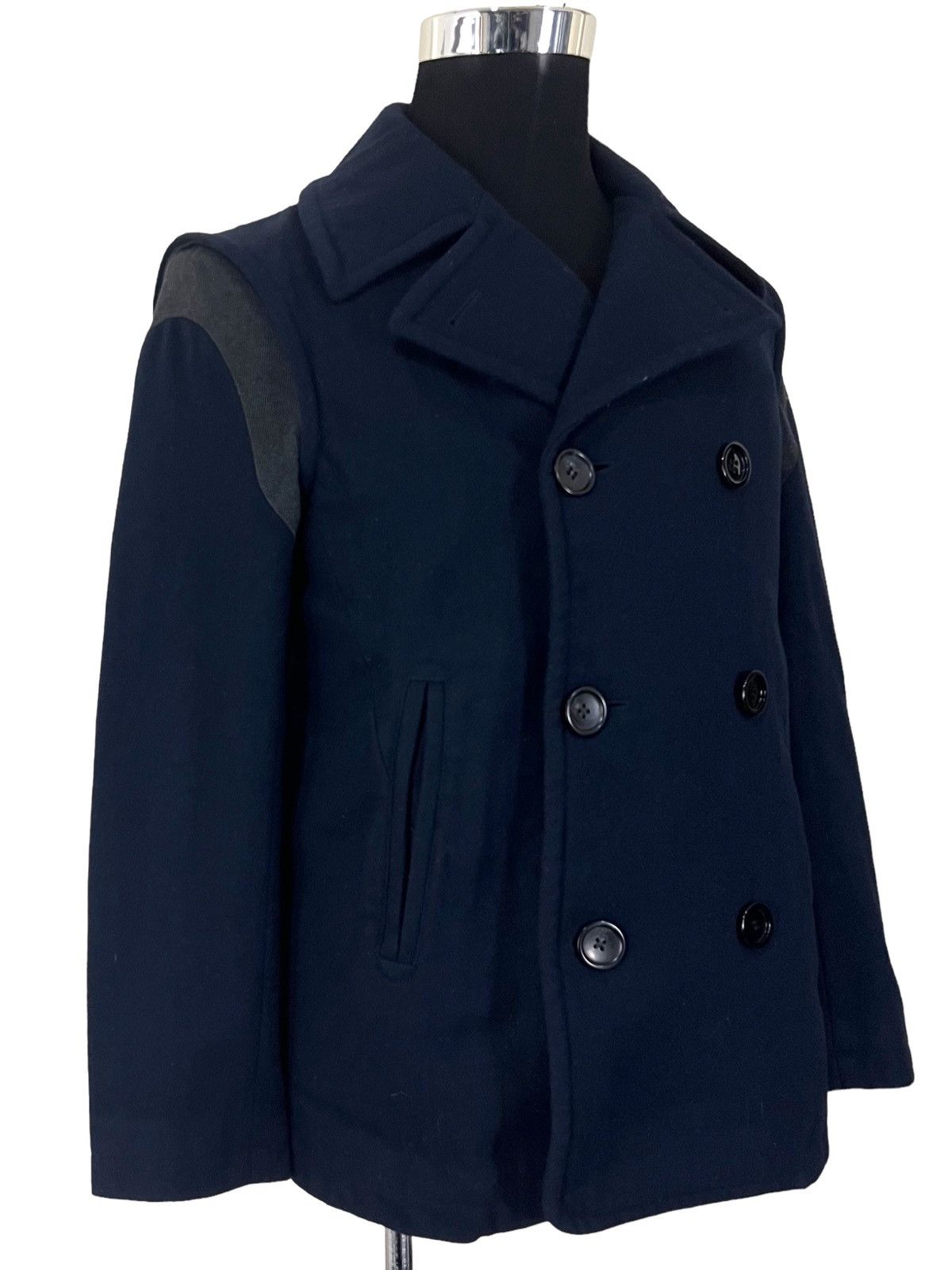 Undercover UNDERCOVER X JUN TAKAHASHIX UNIQLO WOOL BLEND PEACOAT JACKET Size US S / EU 44-46 / 1 - 7 Thumbnail