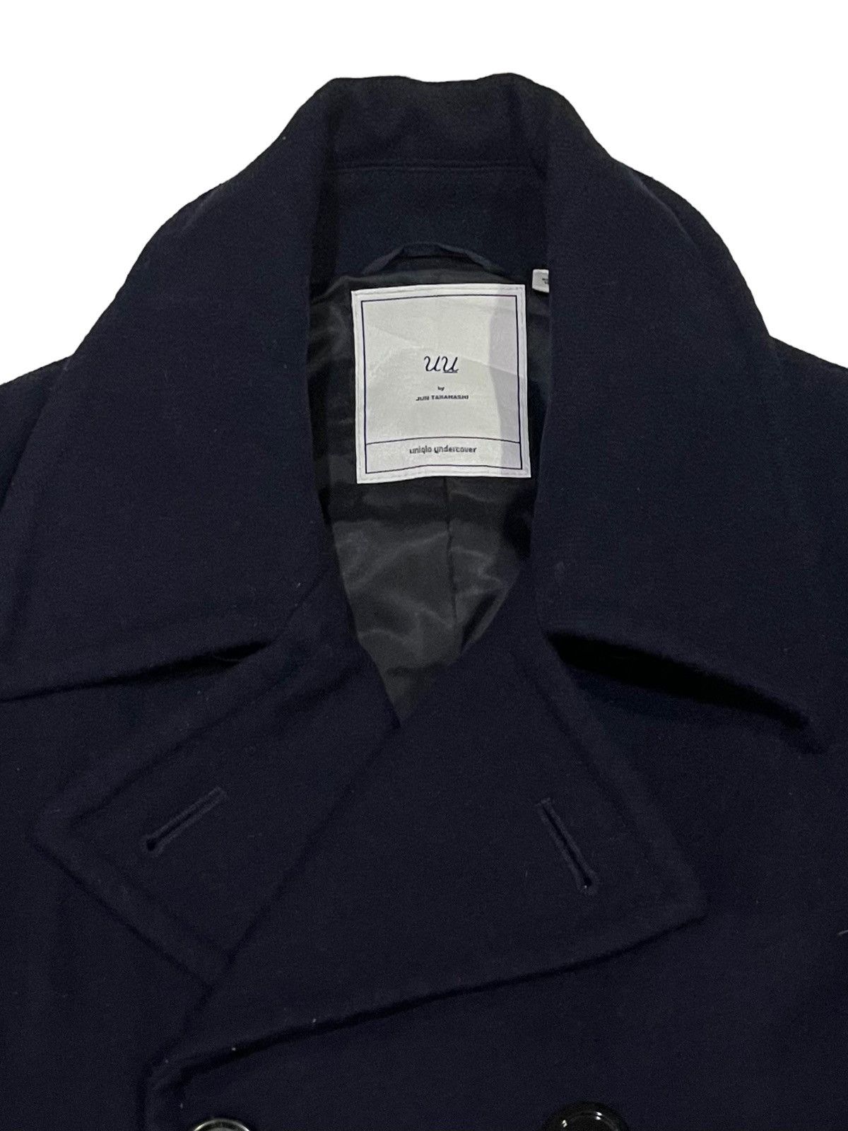 Undercover UNDERCOVER X JUN TAKAHASHIX UNIQLO WOOL BLEND PEACOAT JACKET Size US S / EU 44-46 / 1 - 12 Thumbnail