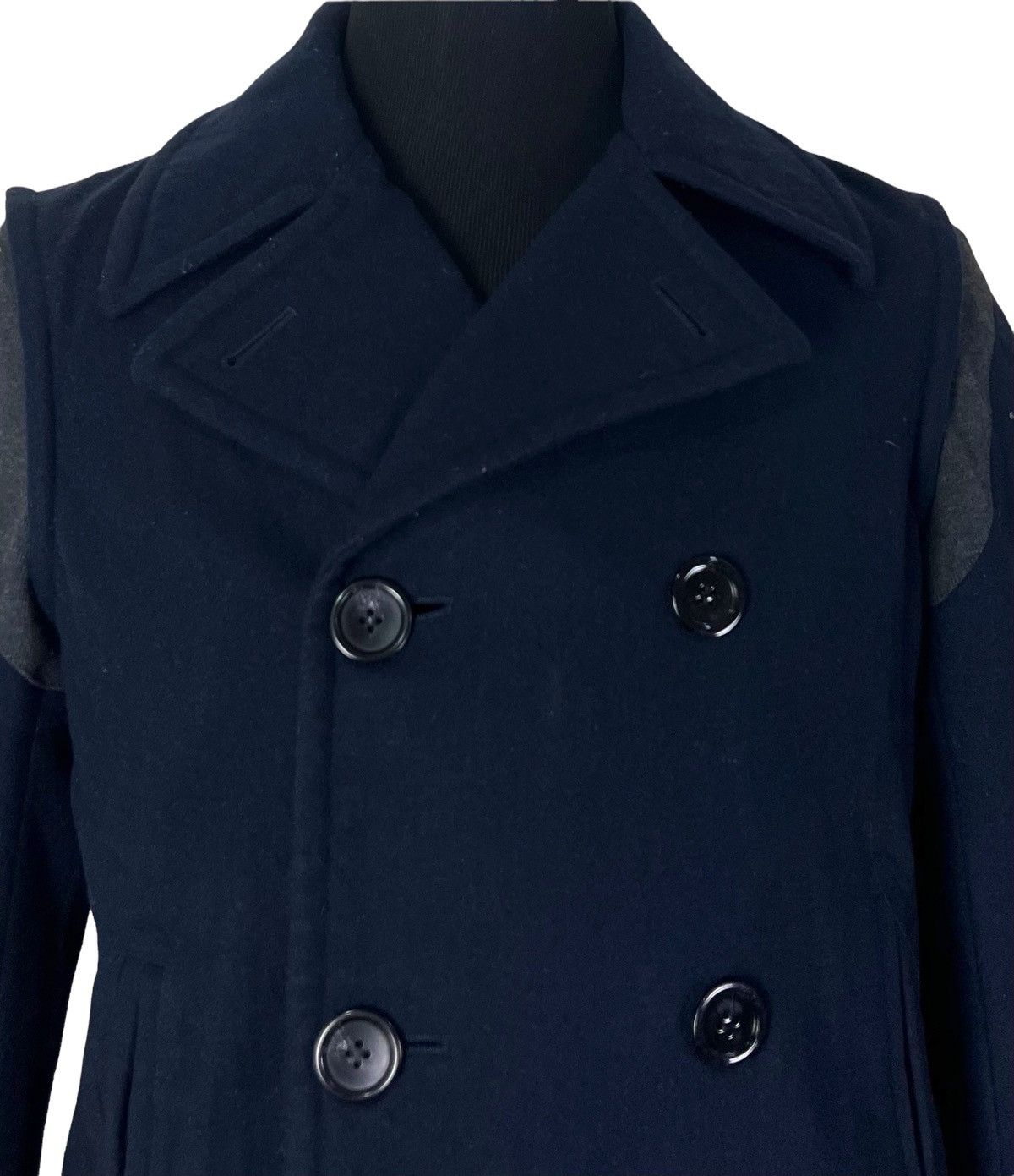 Undercover UNDERCOVER X JUN TAKAHASHIX UNIQLO WOOL BLEND PEACOAT JACKET Size US S / EU 44-46 / 1 - 5 Thumbnail