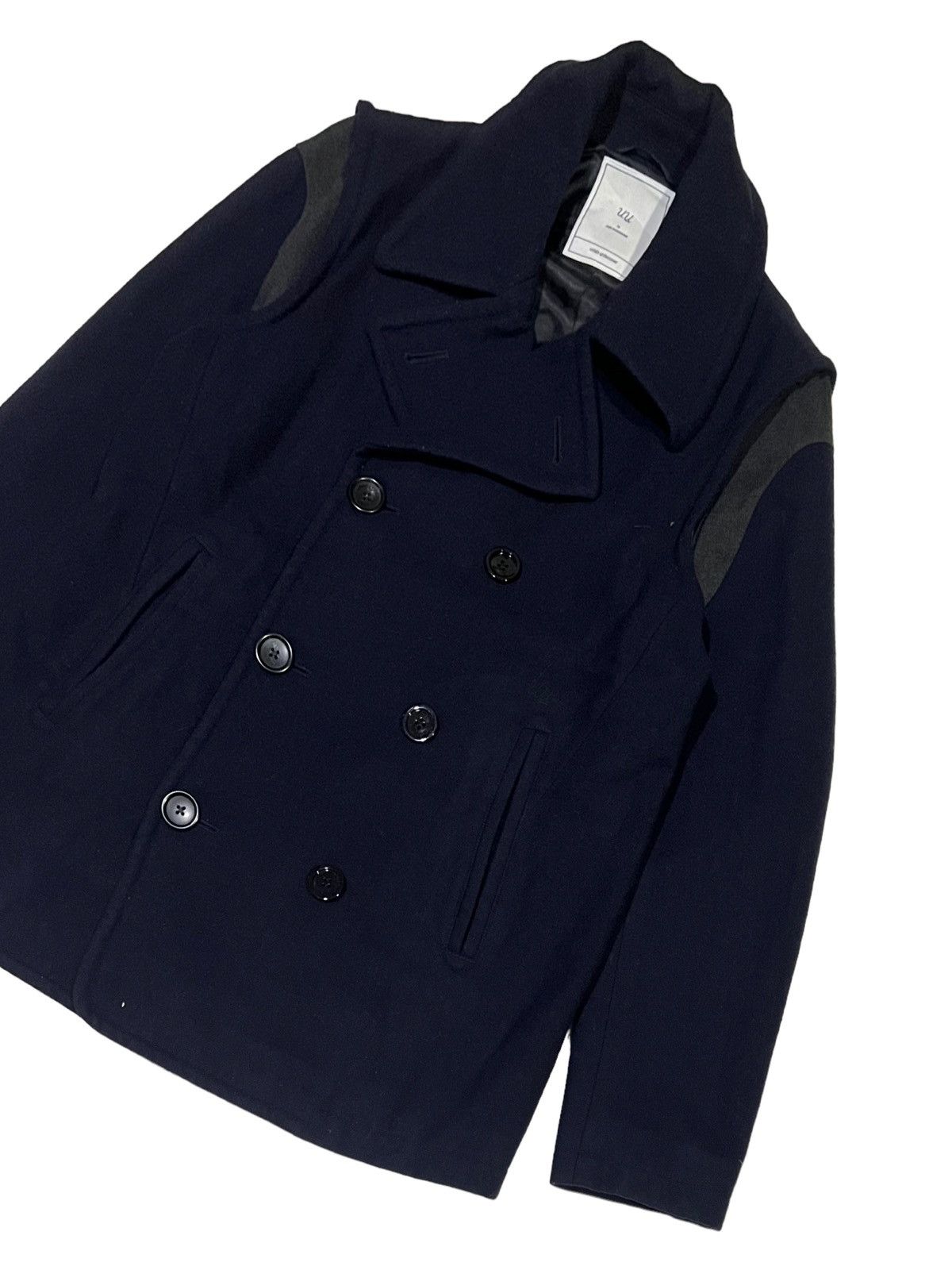 Undercover UNDERCOVER X JUN TAKAHASHIX UNIQLO WOOL BLEND PEACOAT JACKET Size US S / EU 44-46 / 1 - 13 Thumbnail