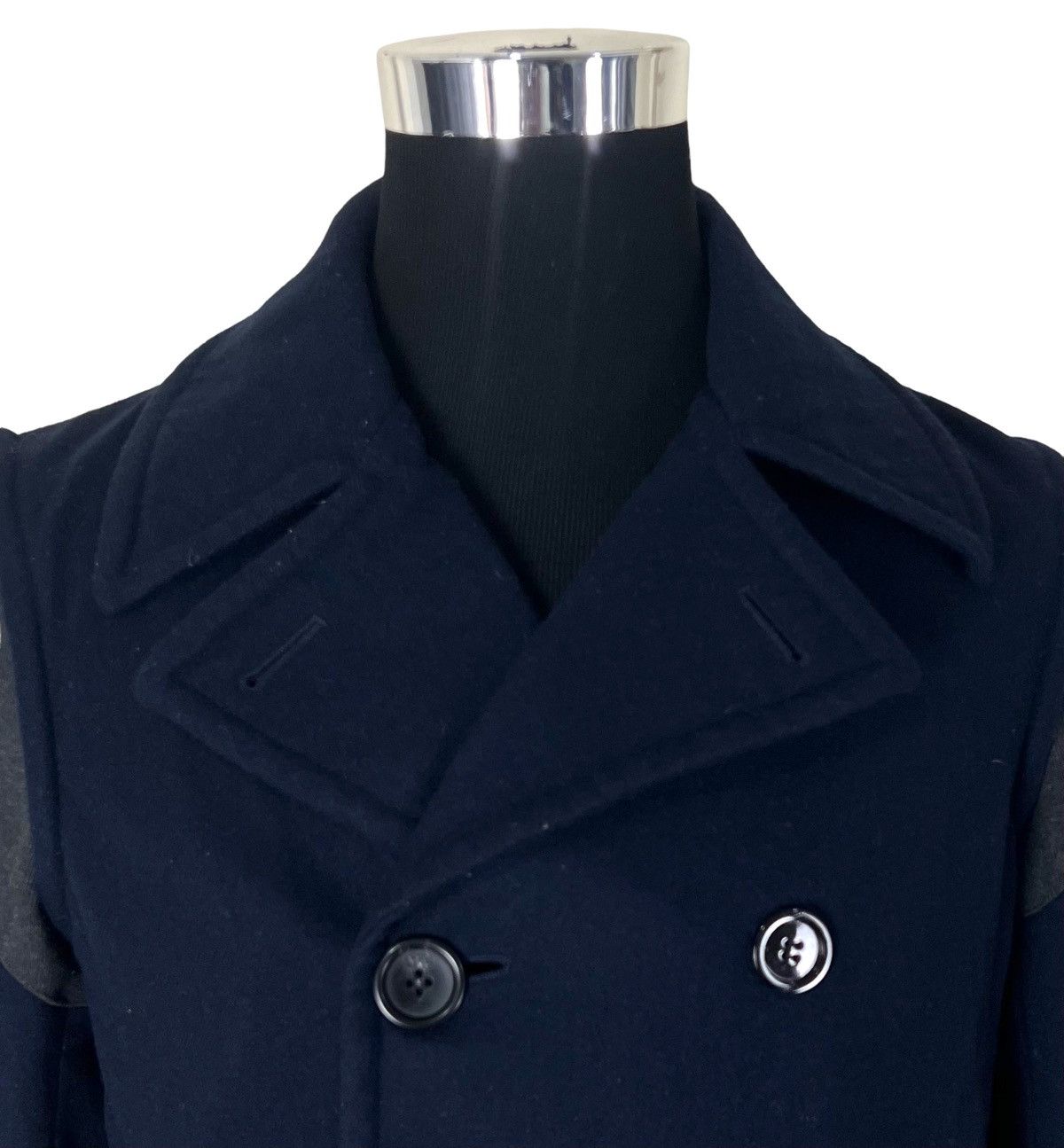 Undercover UNDERCOVER X JUN TAKAHASHIX UNIQLO WOOL BLEND PEACOAT JACKET Size US S / EU 44-46 / 1 - 4 Thumbnail
