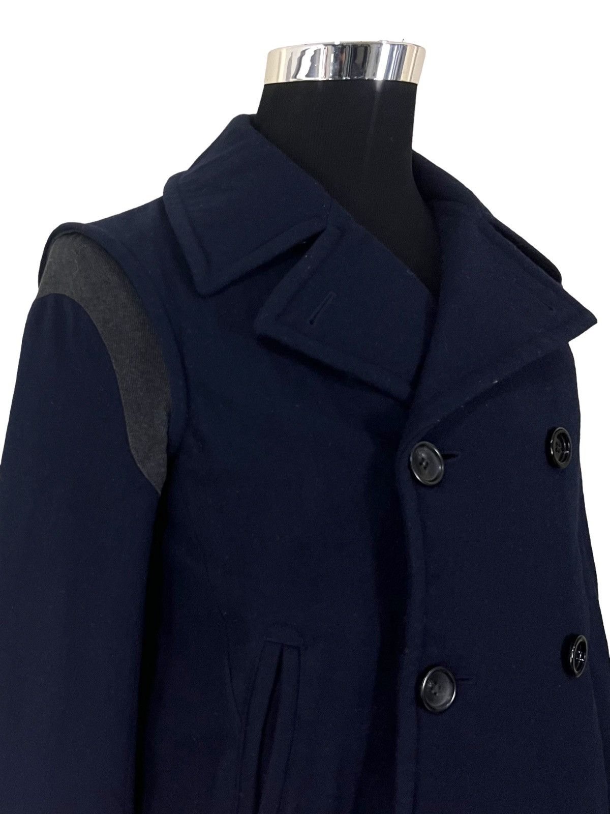 Undercover UNDERCOVER X JUN TAKAHASHIX UNIQLO WOOL BLEND PEACOAT JACKET Size US S / EU 44-46 / 1 - 9 Thumbnail