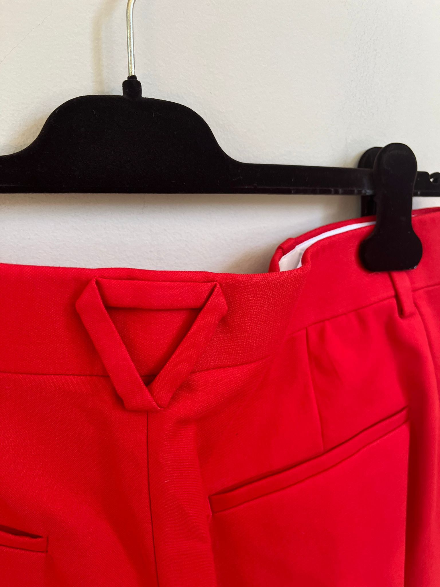 Bottega Veneta Midseason Cotton Gabardine Strap Knee Pants in Fire Engine Size US 34 / EU 50 - 14 Thumbnail