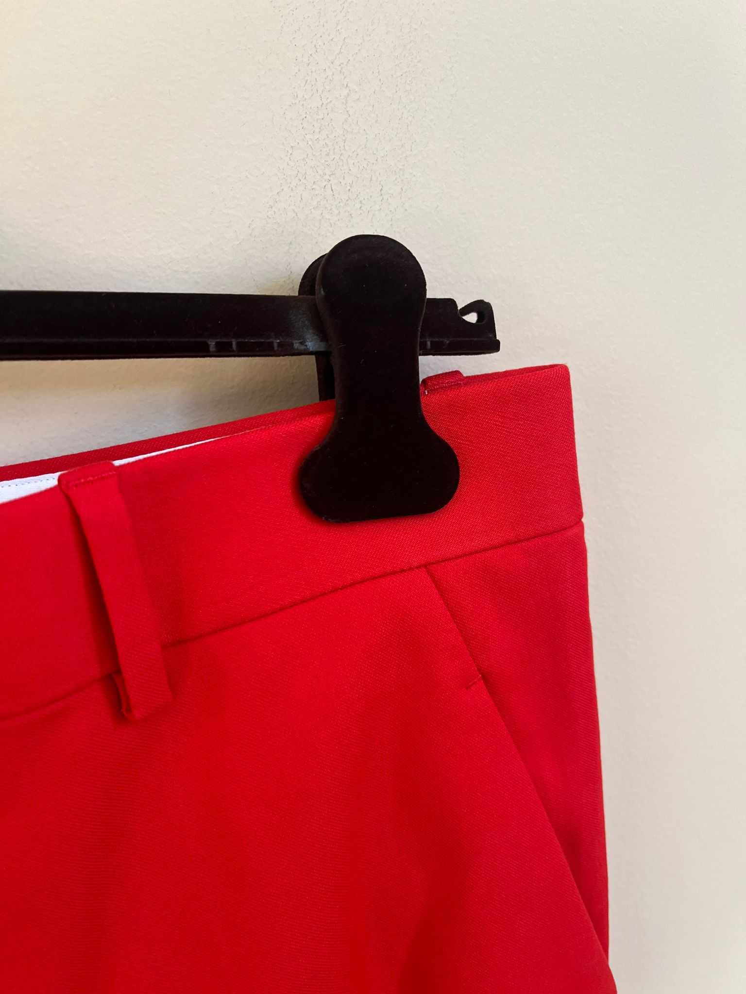Bottega Veneta Midseason Cotton Gabardine Strap Knee Pants in Fire Engine Size US 34 / EU 50 - 6 Thumbnail