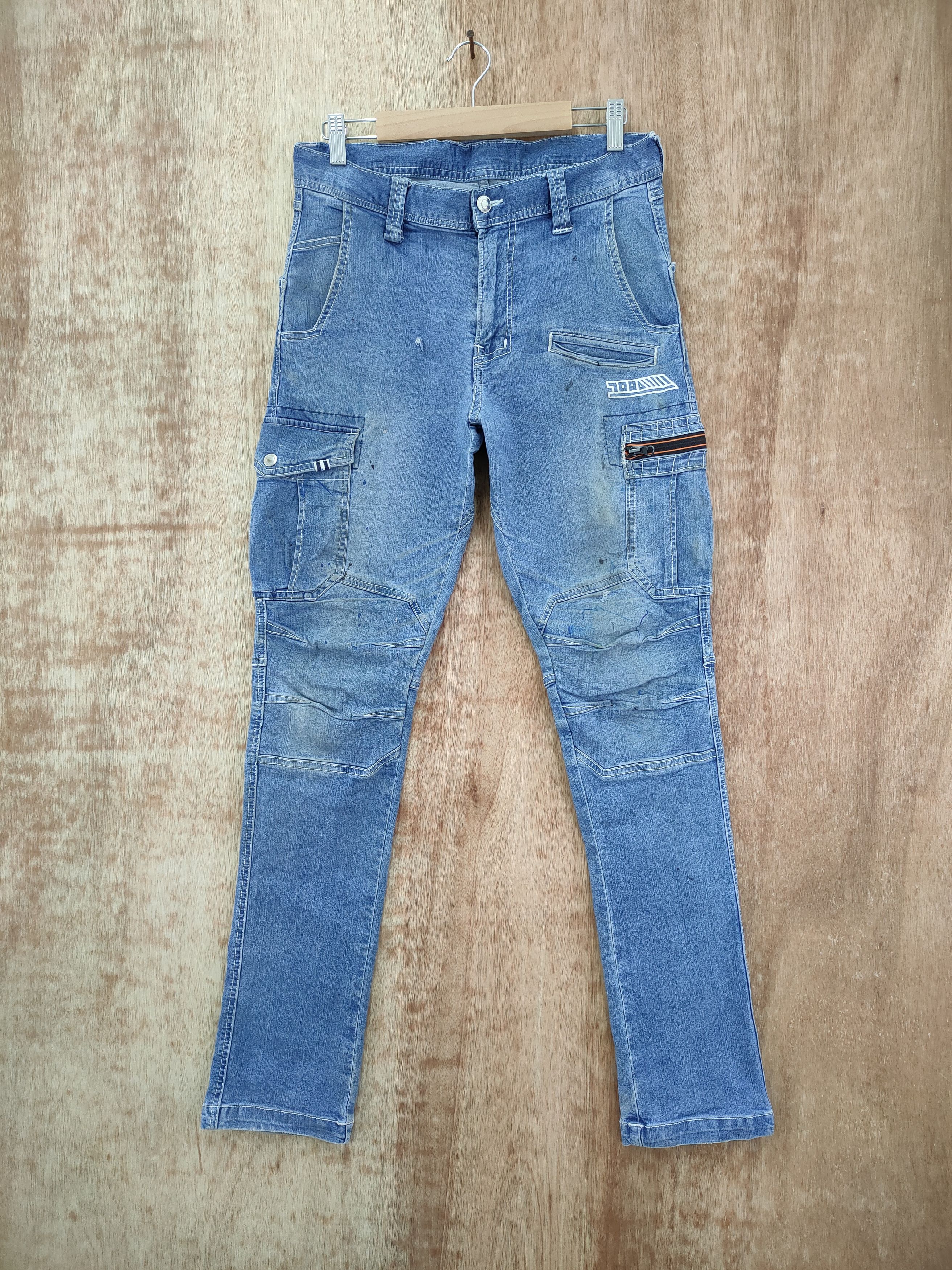 Japanese Brand × Vintage VINTAGE FADED RUSTY CARGO PANTS Size US 29 - 1 Thumbnail