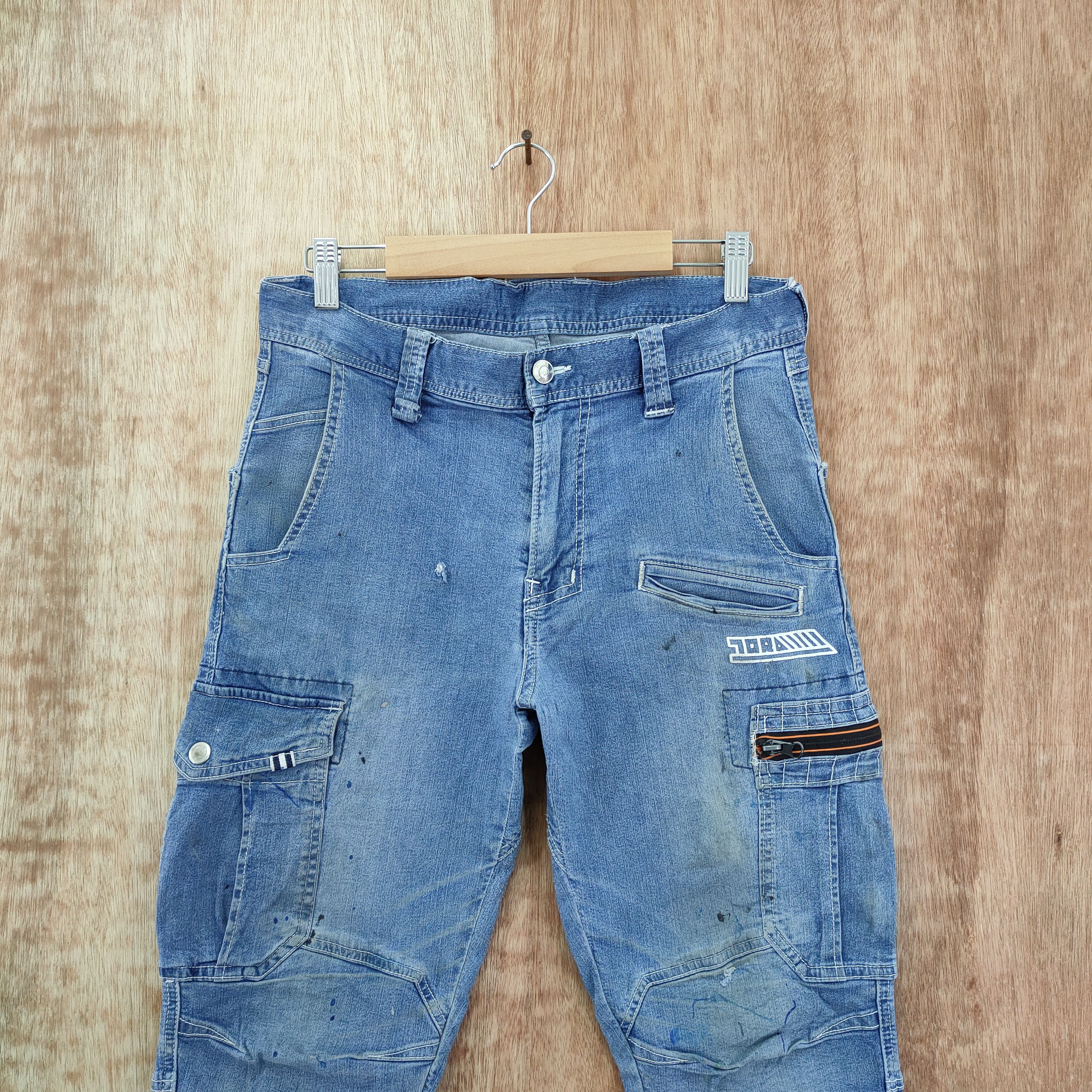 Japanese Brand × Vintage VINTAGE FADED RUSTY CARGO PANTS Size US 29 - 2 Thumbnail