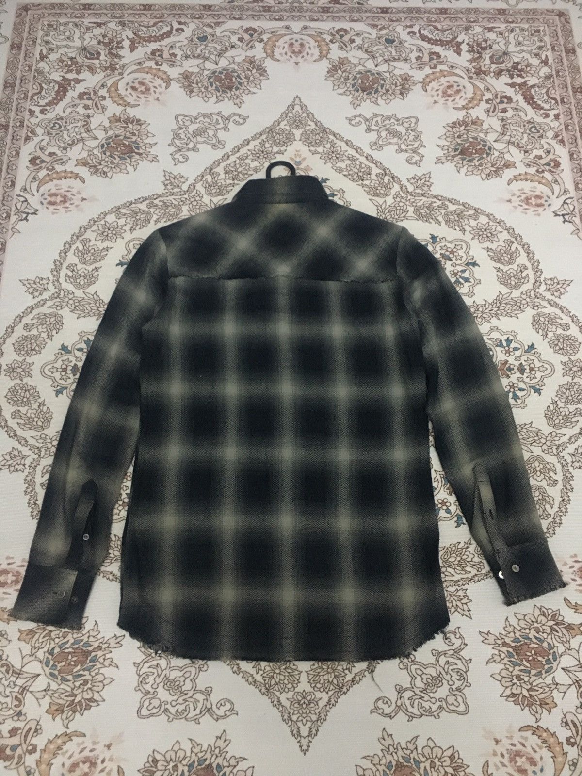 Japanese Brand × NO ID Rare🔥Vintage Japanese Brand No Id Thrashed Flannel Size US M / EU 48-50 / 2 - 10 Thumbnail