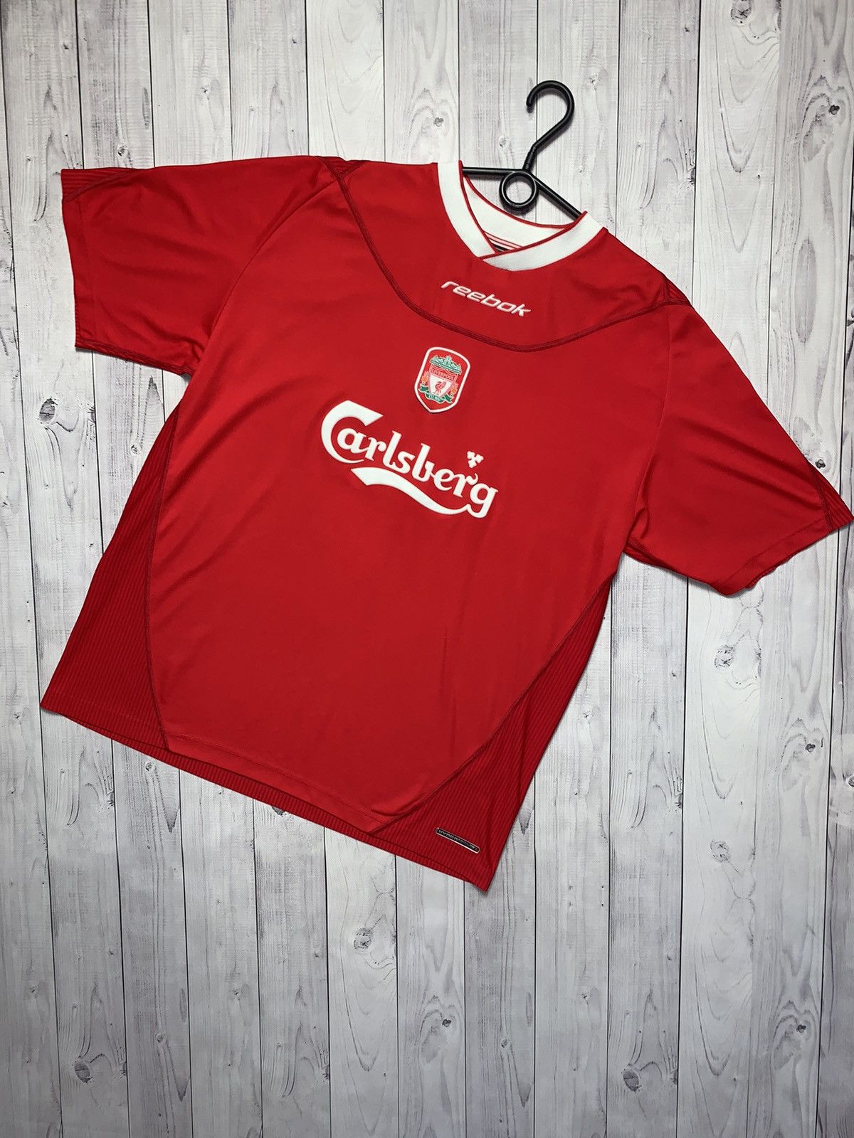 Vintage Liverpool soccer jersey reebok size XL
