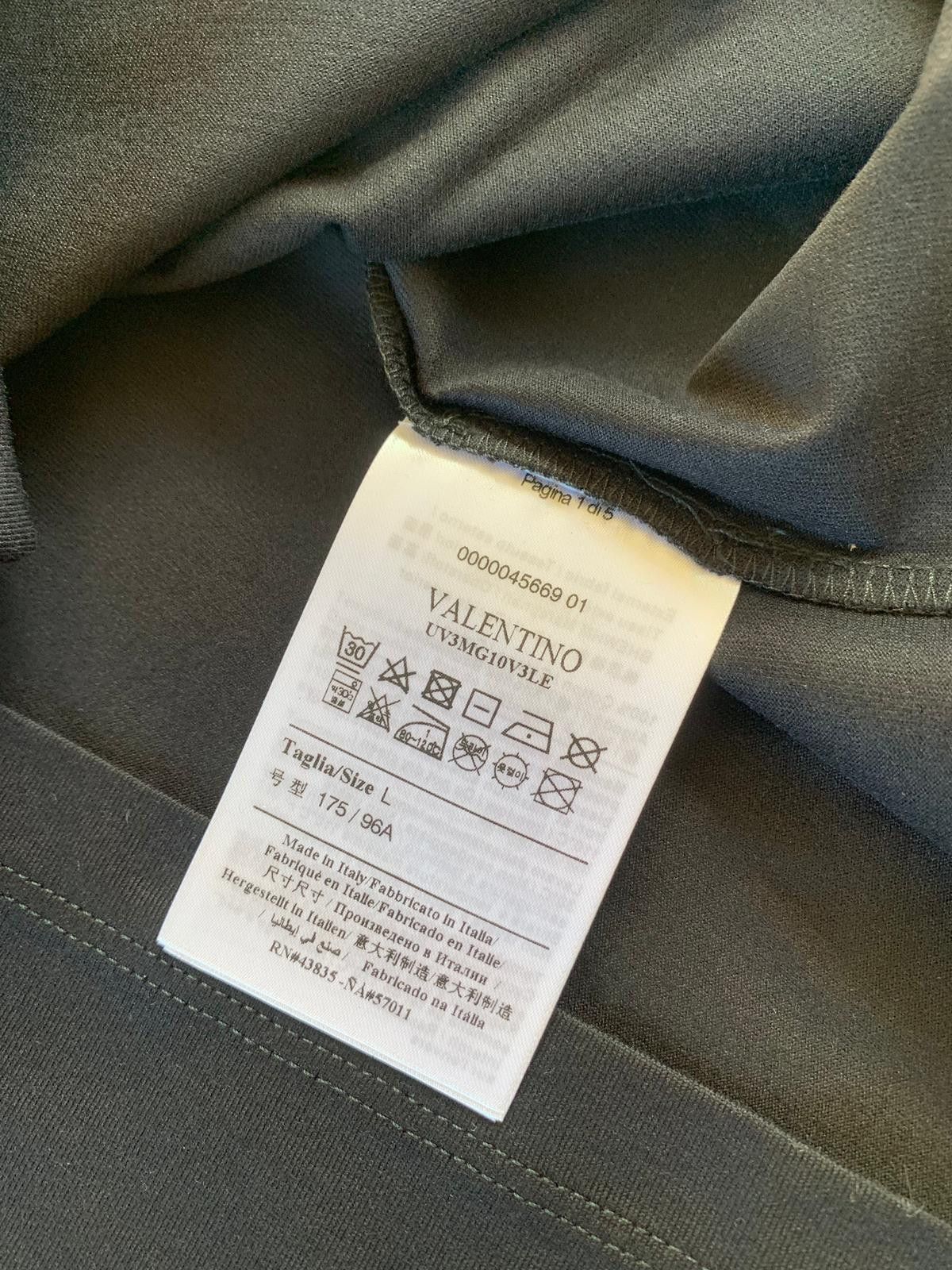 Valentino Logo Tee, SS in Black Size US S / EU 44-46 / 1 - 11 Thumbnail