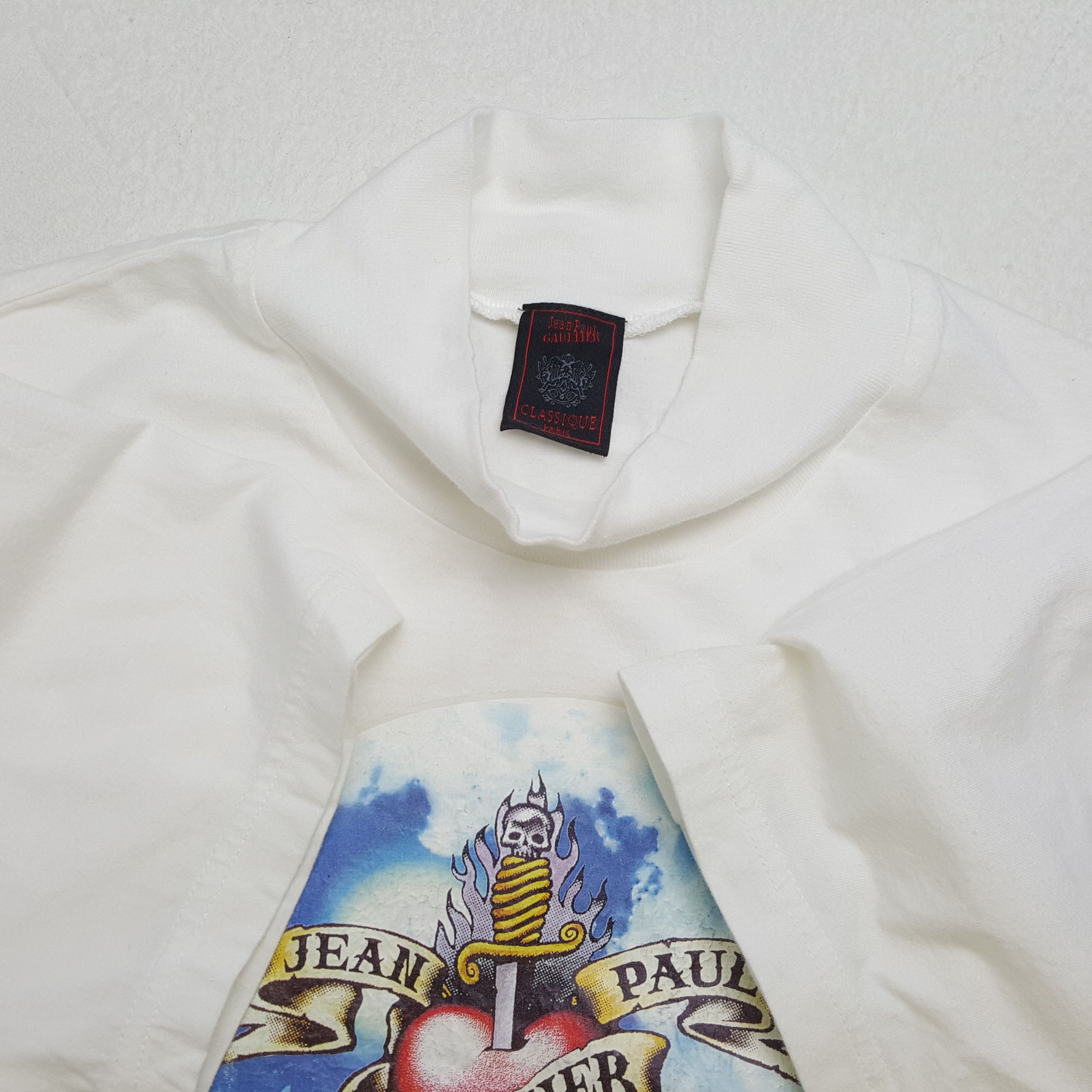 Jean Paul Gaultier × Vintage Vintage JEAN PAL GAULTIER Iron on Design T-Shirts Size US S / EU 44-46 / 1 - 6 Thumbnail