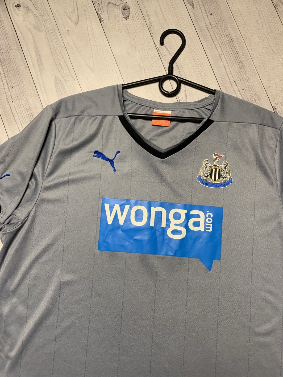 Puma × Vintage Vintage New Castle United puma soccer jersey away Size US XL / EU 56 / 4 - 2 Thumbnail