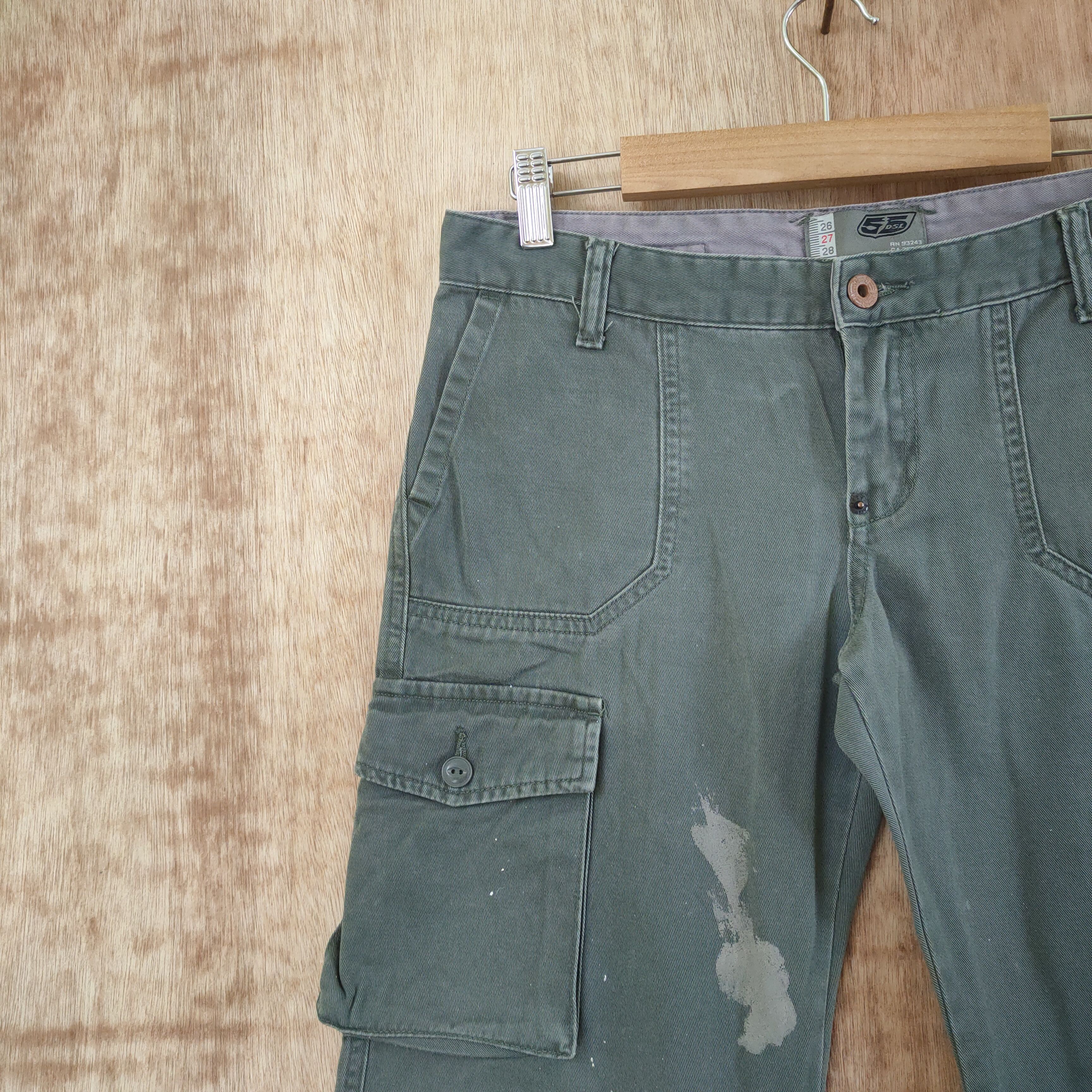Japanese Brand VINTAGE 55 PAINT CARGO PANTS Size US 28 / EU 44 - 4 Thumbnail